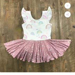 Cheeky Plum girls leotard- long sleeve never worn size 6